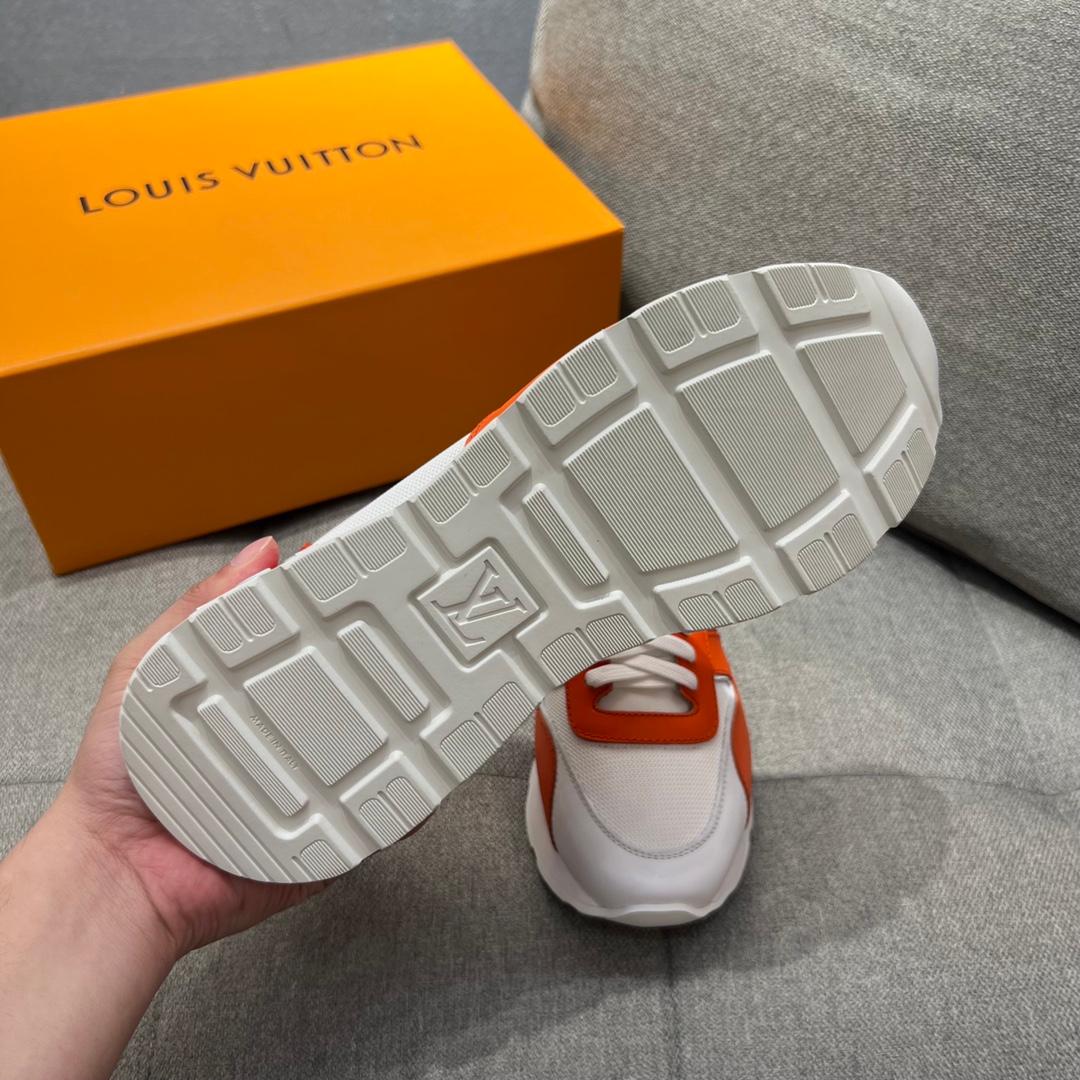 Louis Vuitton Run Away Sneaker Orange For Men LV