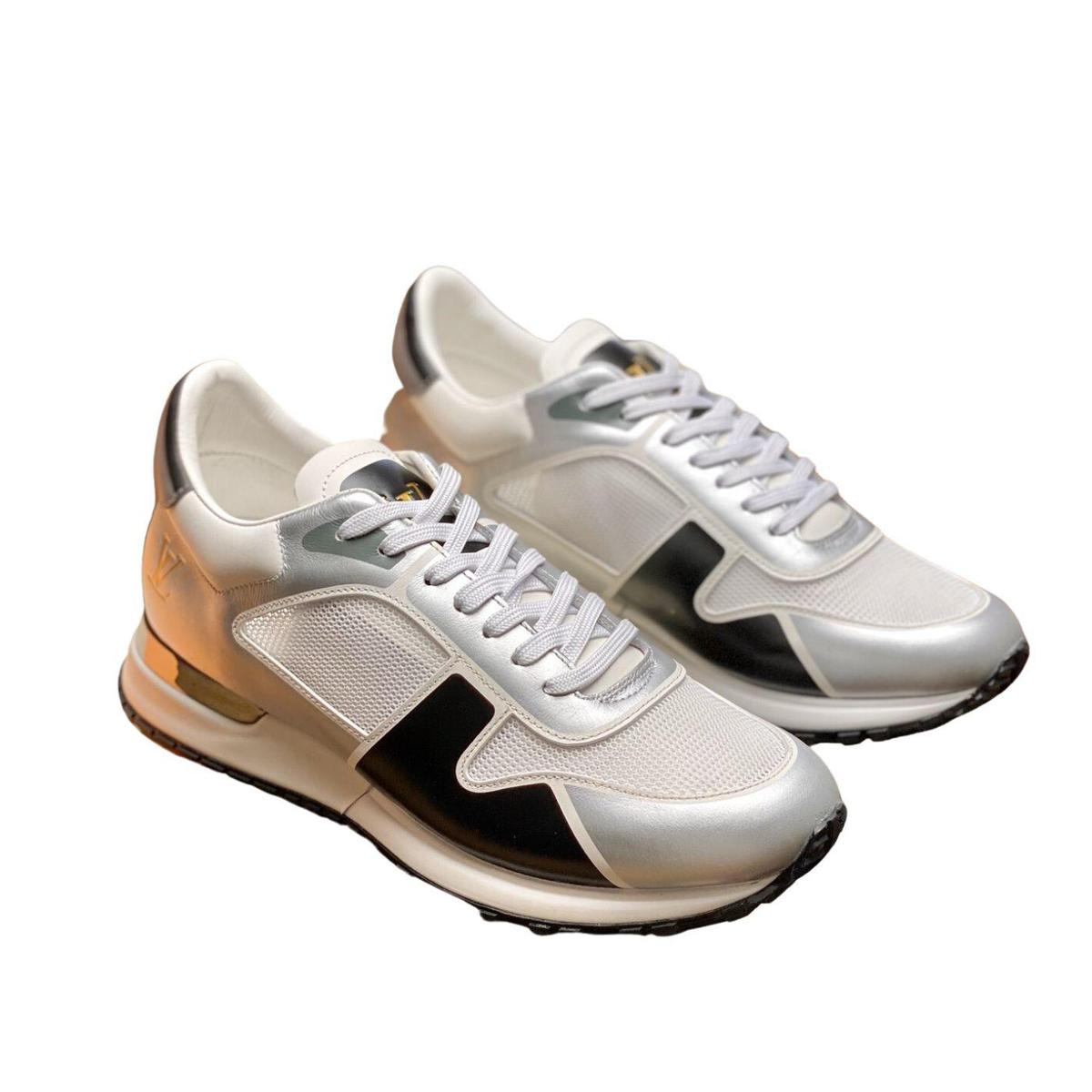 Louis Vuitton Run Away Sneaker Silver For Men