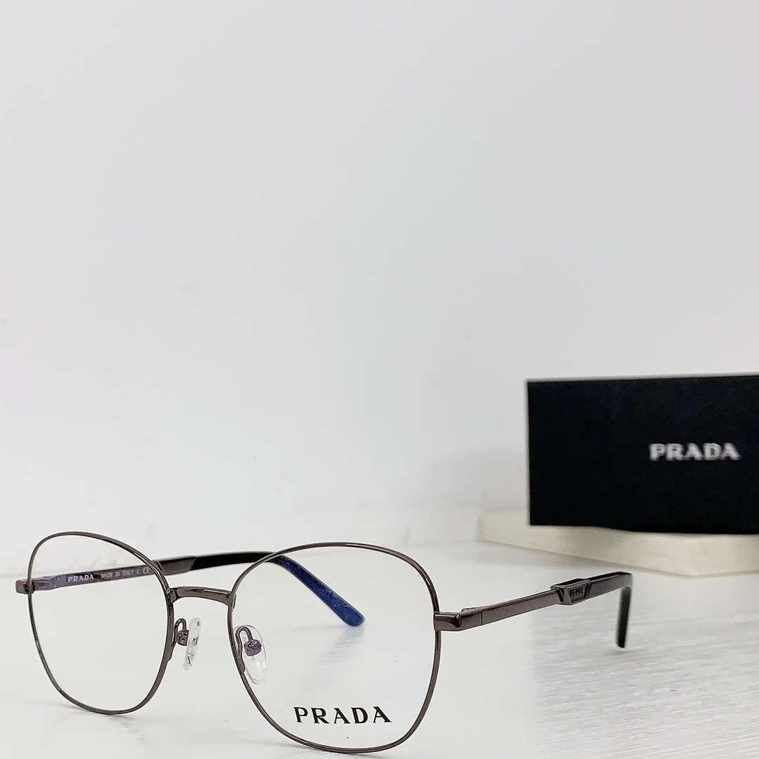 Prada Round Glasses Black For Women