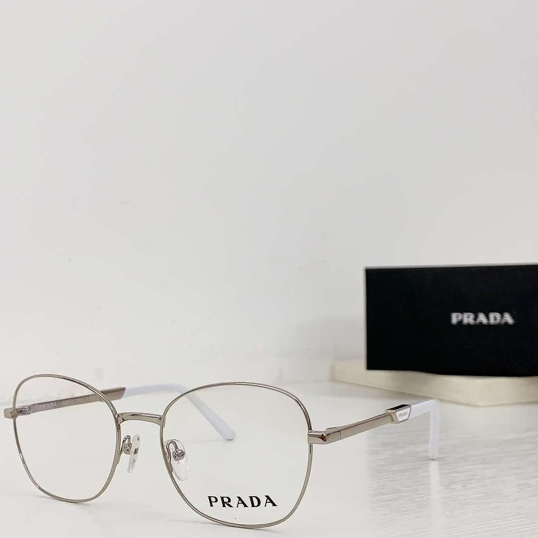 Prada Round Glasses Silver For Women