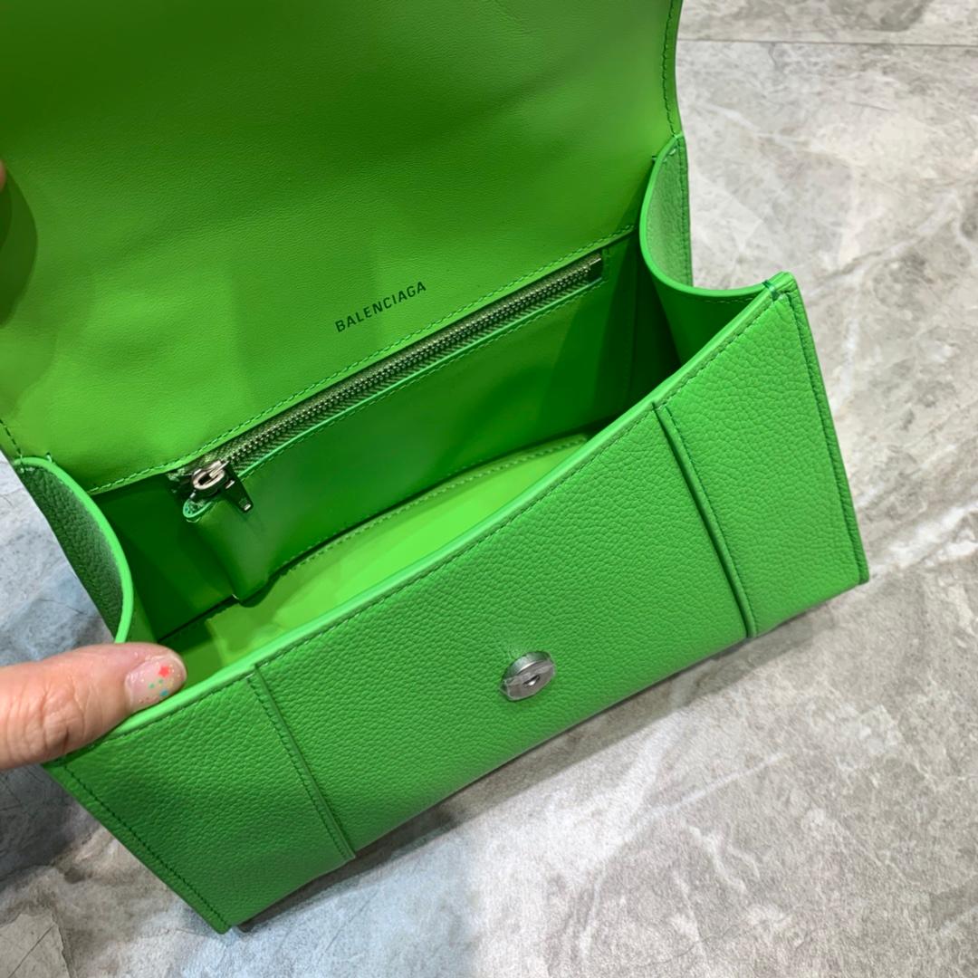 Balenciaga Hourglass Small Handbag In Green, For Women, Women's Bags 9in/23cm