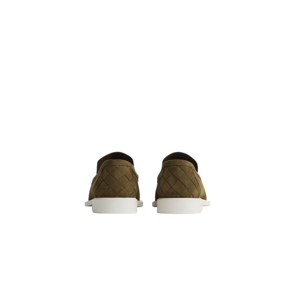 Bottega Veneta Astaire Suede Loafer Moutarde pour hommes