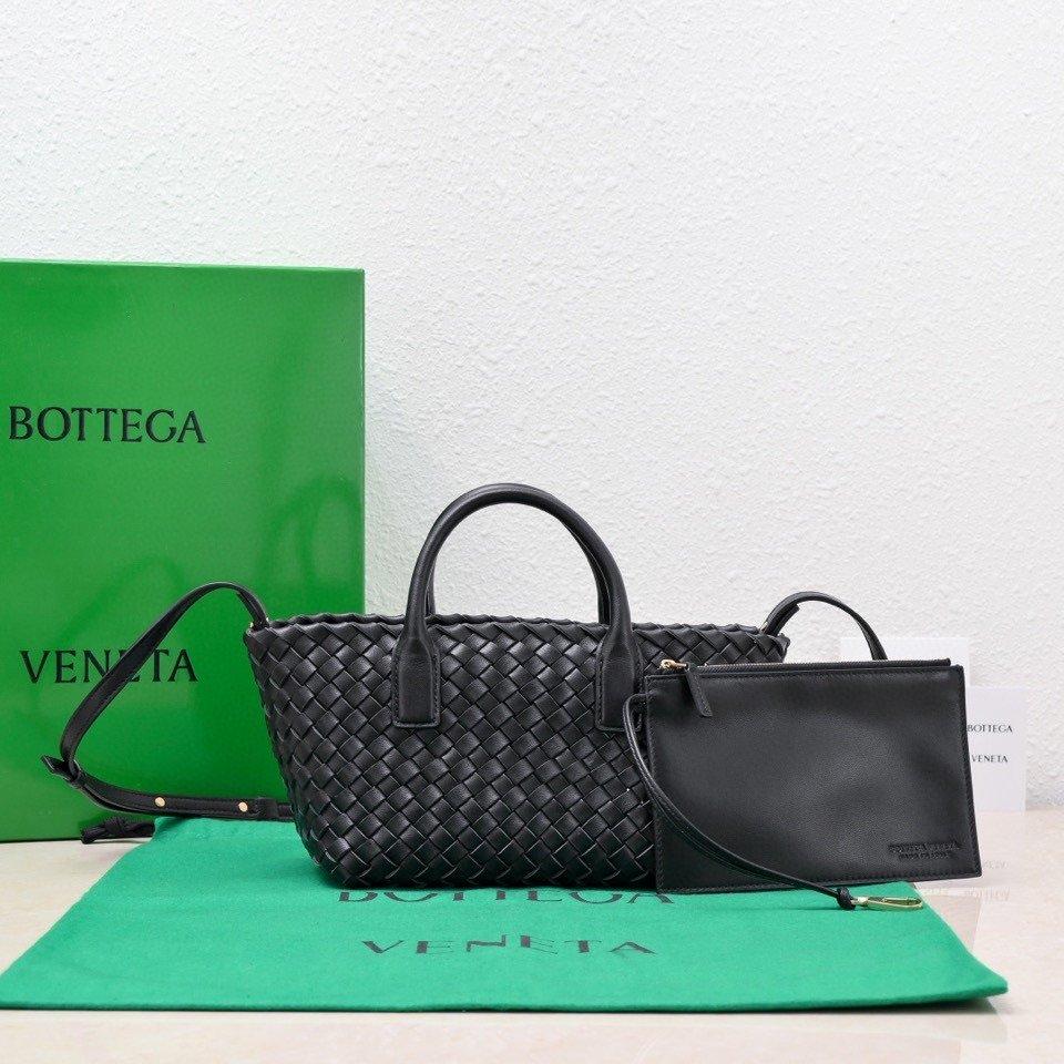 Bottega Veneta Mini Cabat Noir, Pour les femmes, Sacs pour femmes 7.9in/20cm 709464V1OW18425