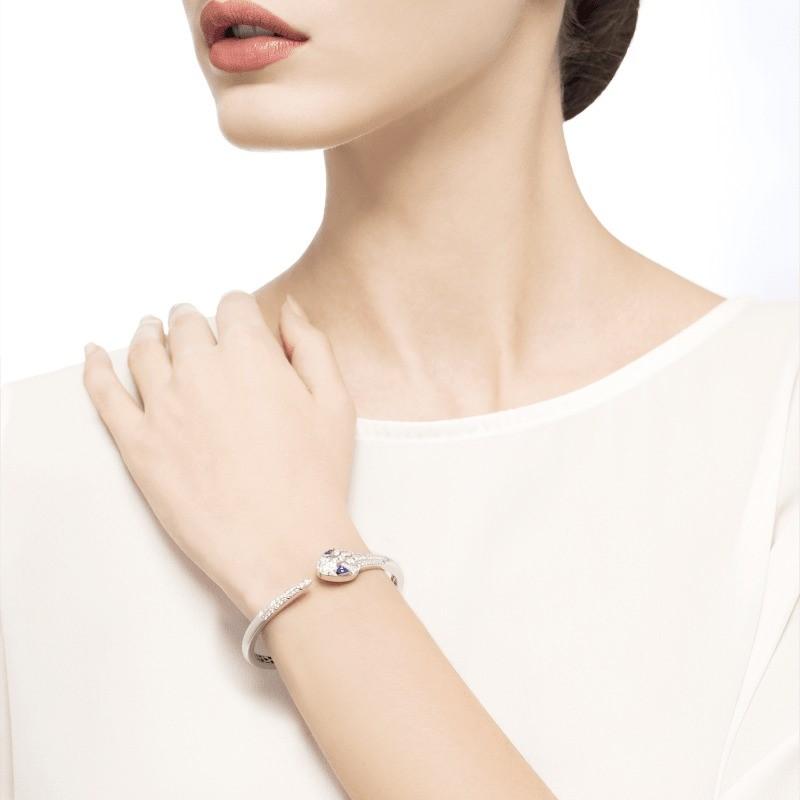 Bvlgari Serpenti Seduttori Bracelet en or blanc pour femmes 354100