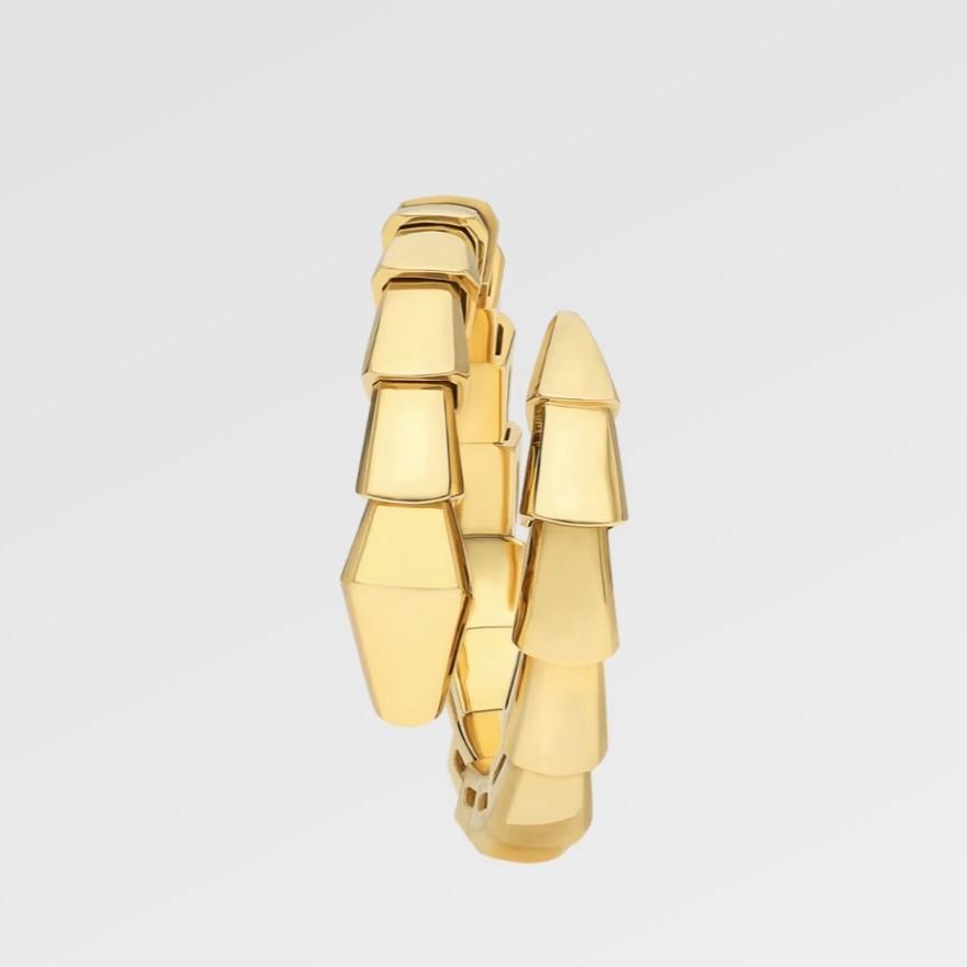 Bvlgari Serpenti Viper Ring Yellow Gold For Women 358642