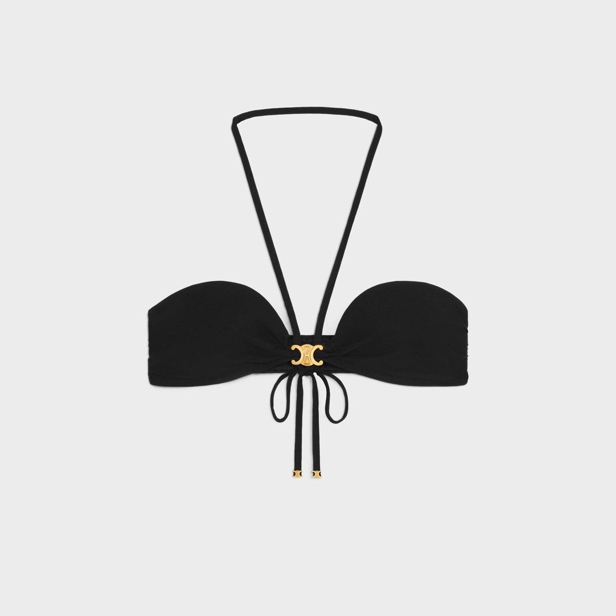 Celine Triomphe Balconette Bikini Black For Women RZ00C152C.38NO