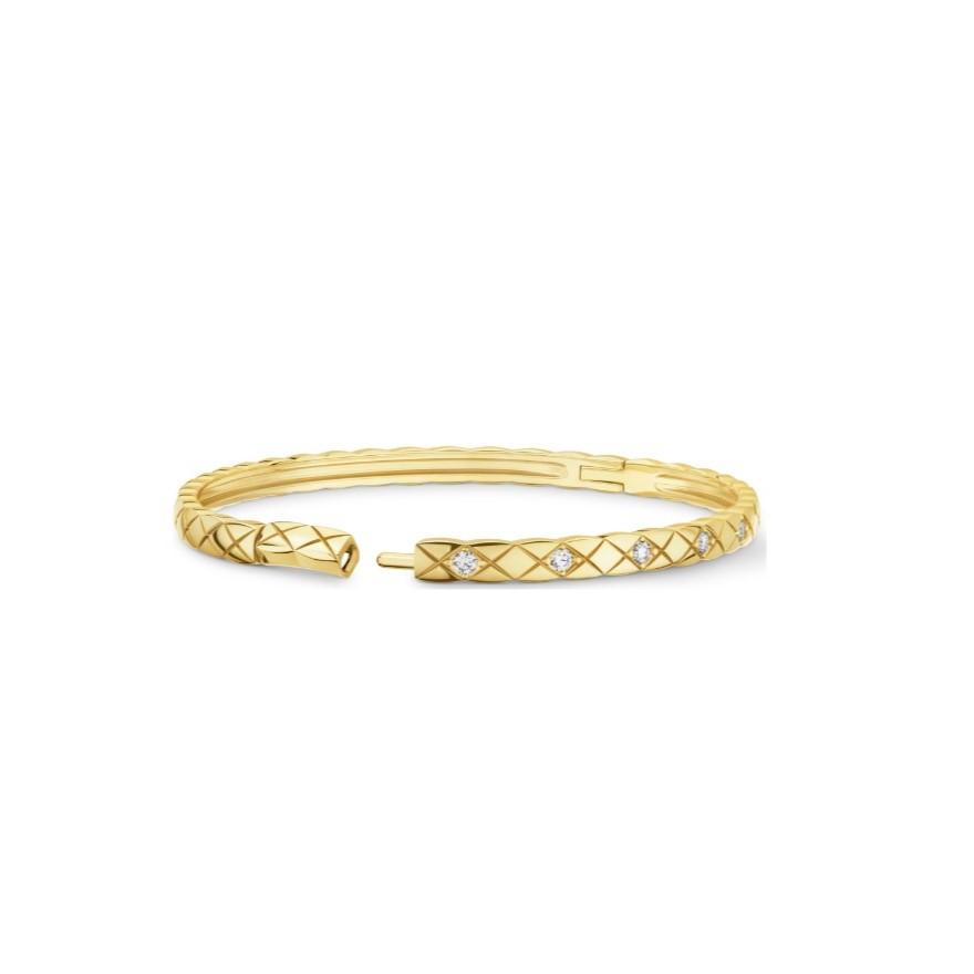 Chanel Coco Crush Bracelet Yellow Gold For Women J12327