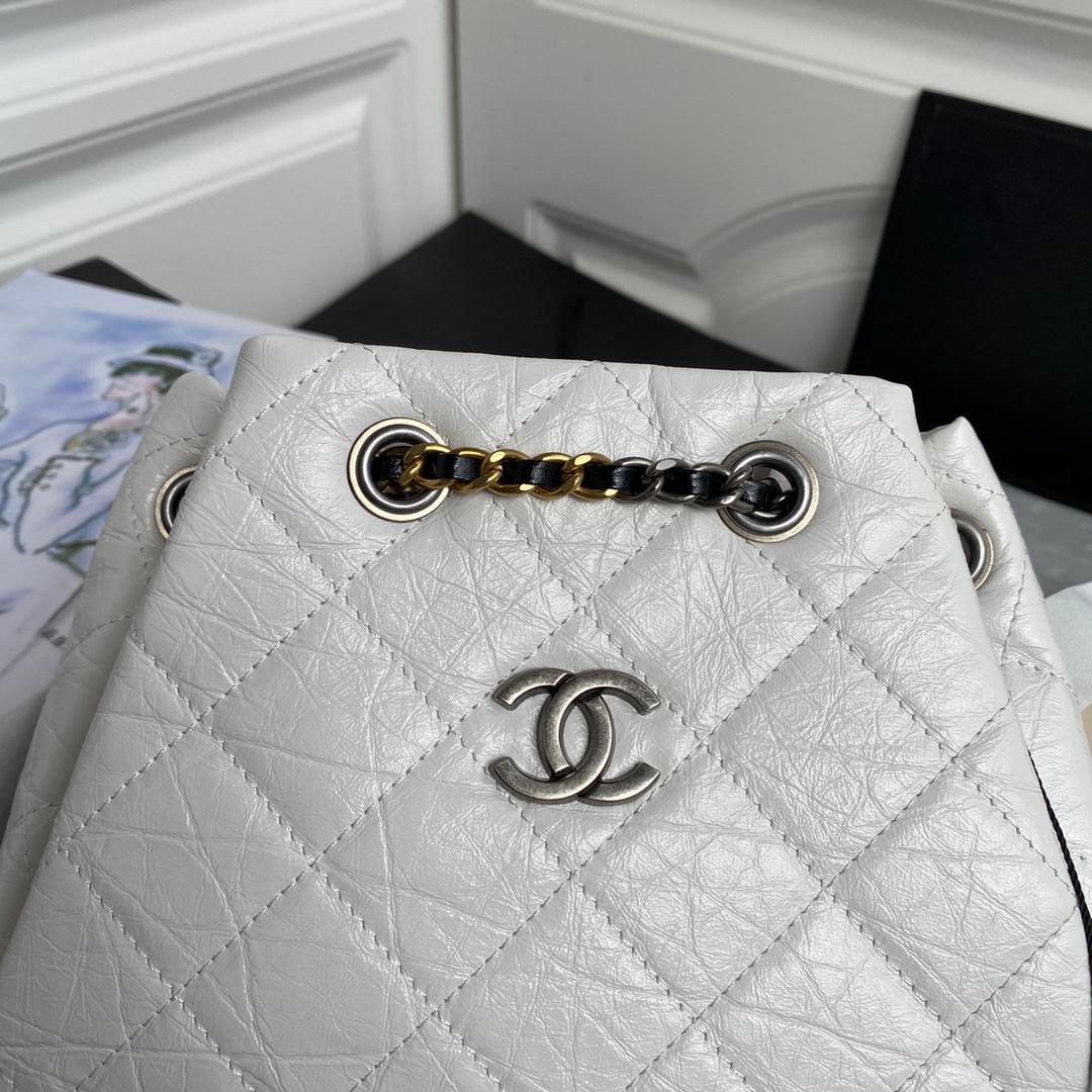 Sac à dos Chanel Gabrielle Blanc pour femmes 8.3in / 21cm A94485