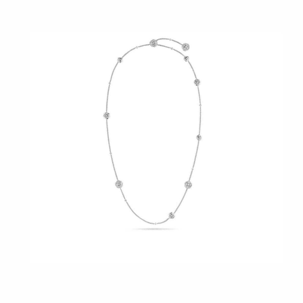 Chanel Les Infinis De Camélia Collier Or Blanc Pour Femmes J11876