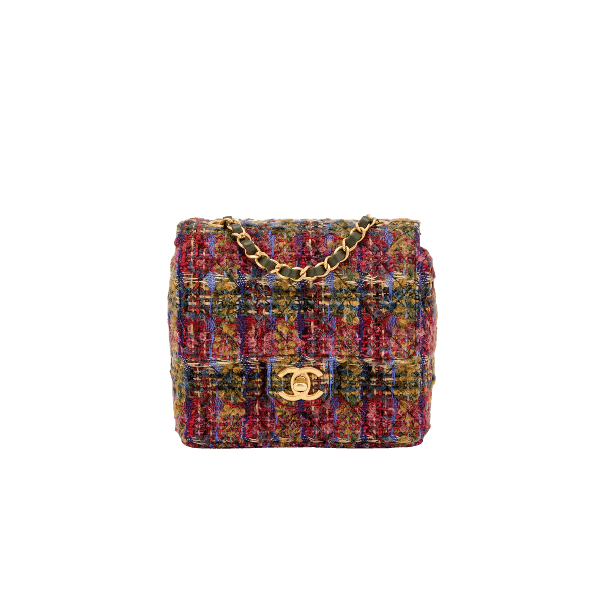 Chanel Classic Flap Bag Mini Crossbody 2.8in/ 7cm Pink Gold Hardware pour les femmes -