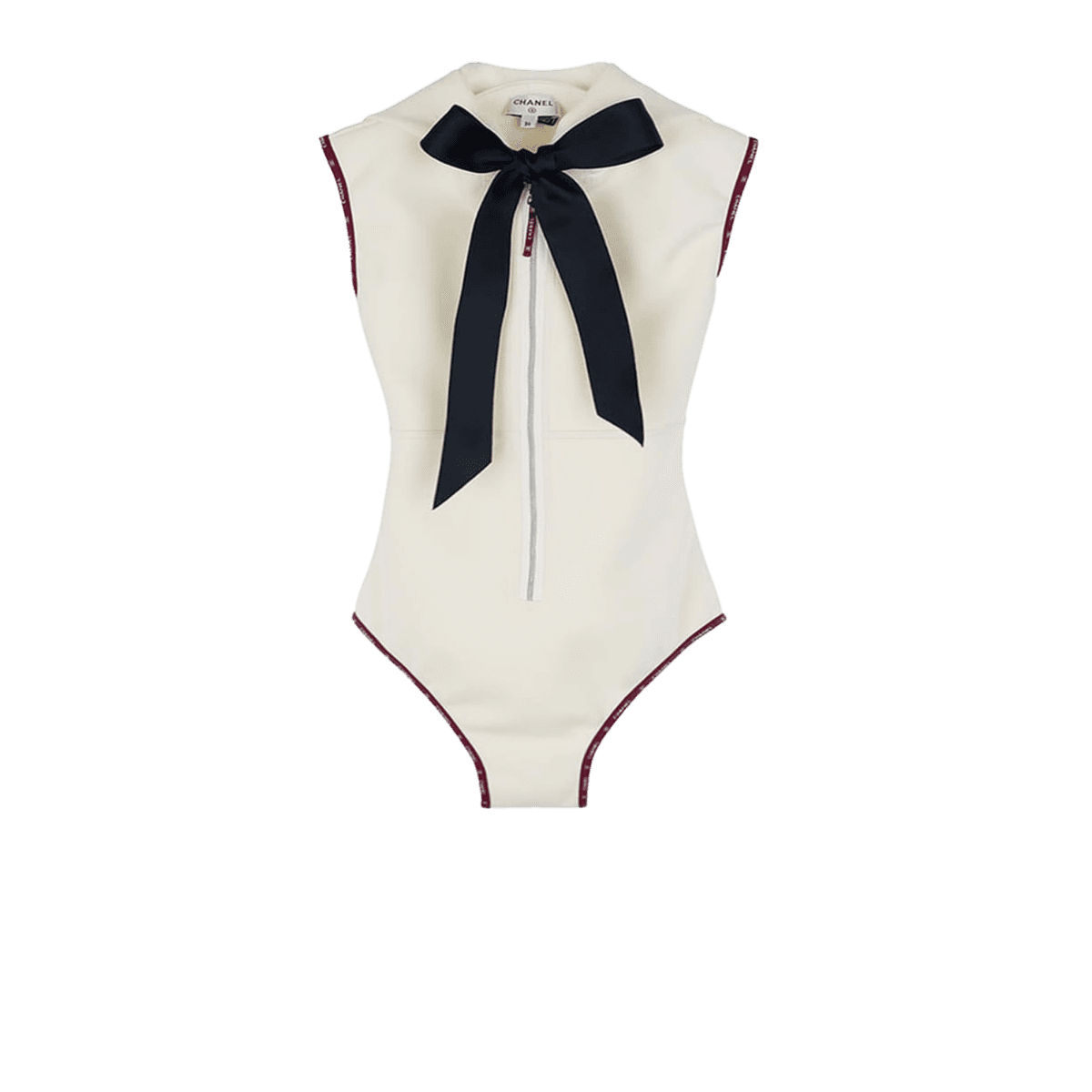 Maillot de bain Chanel blanc pour femmes P78774-V45872-AN127