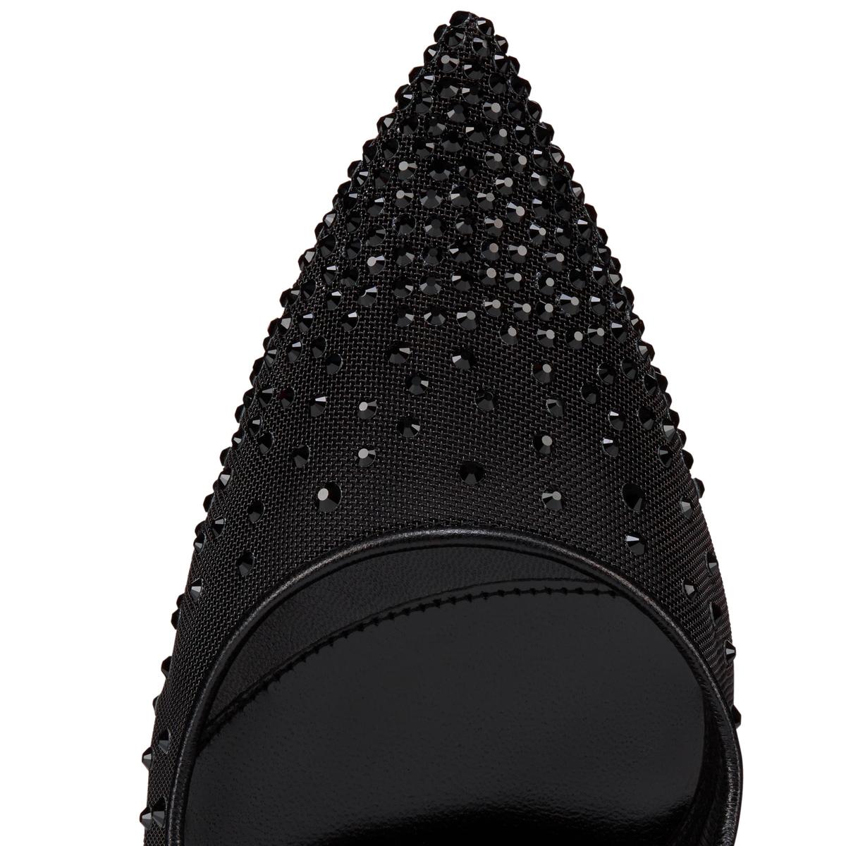 Christian Louboutin Degrastrass Pompes à Tapis Rouge Noir Pour Femmes 100mm 1250540J686