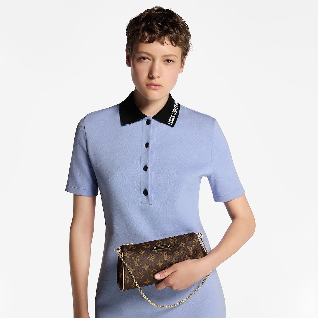 Sac à épaule à chaîne Louis Vuitton Eva 2Way 10,6po/ 27cm Monogramme brun pour les femmes M13567