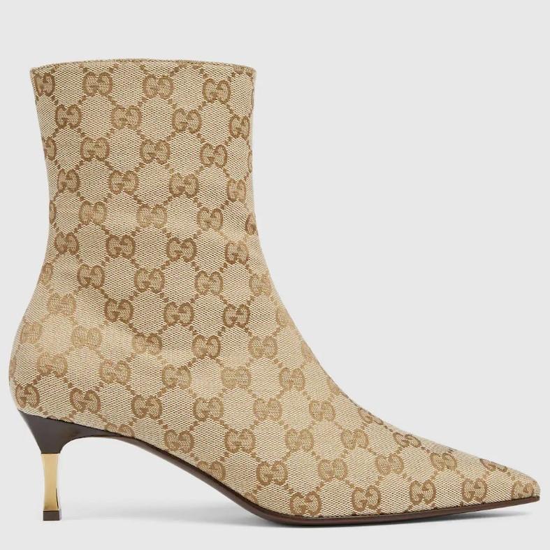 Gucci Bombshell Booties Sand/ Dark Brown For Women 865529 FAFZD 9167