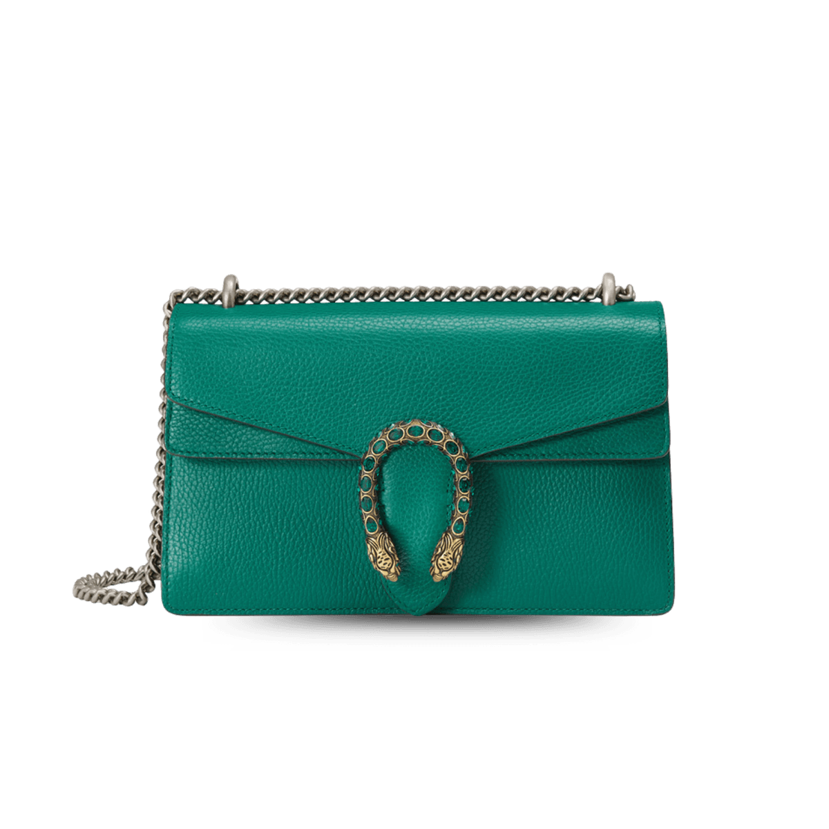 Gucci Dionysus Shoulder Bag 11in/ 28cm Green Palladium Hardware For Women 400249 CAOGX 3120