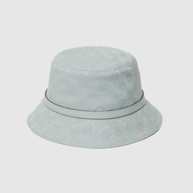 Gucci GG Canvas Bucket Hat Icy Blue For Women 847739 3HBAO 1862