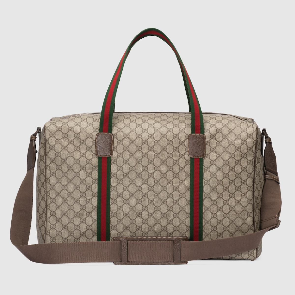 Grand sac à bandoulière Gucci avec Web Beige 20.5 In/ 52 Cm 760152 FACK7 9768