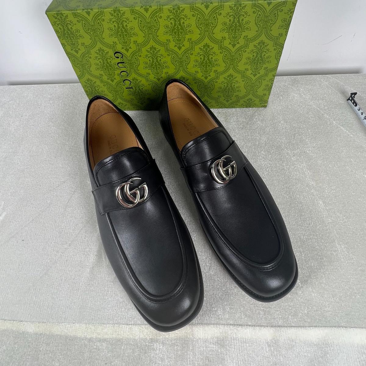 Gucci Loafer With Interlocking G Black For Men