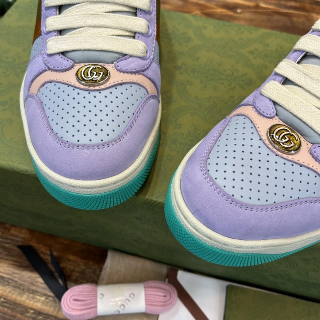 Gucci Men's Gucci Lovelight Screener Sneaker Lilac For Men 708295 0YIA0 5380