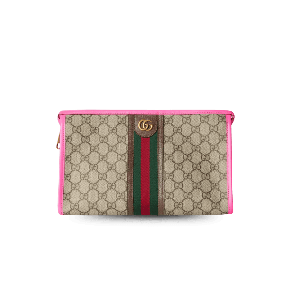 Gucci Ophidia Clutch & Pouch 11.2in/ 28,5cm Beige Gold Hardware for Men 598234 FADI7 9766