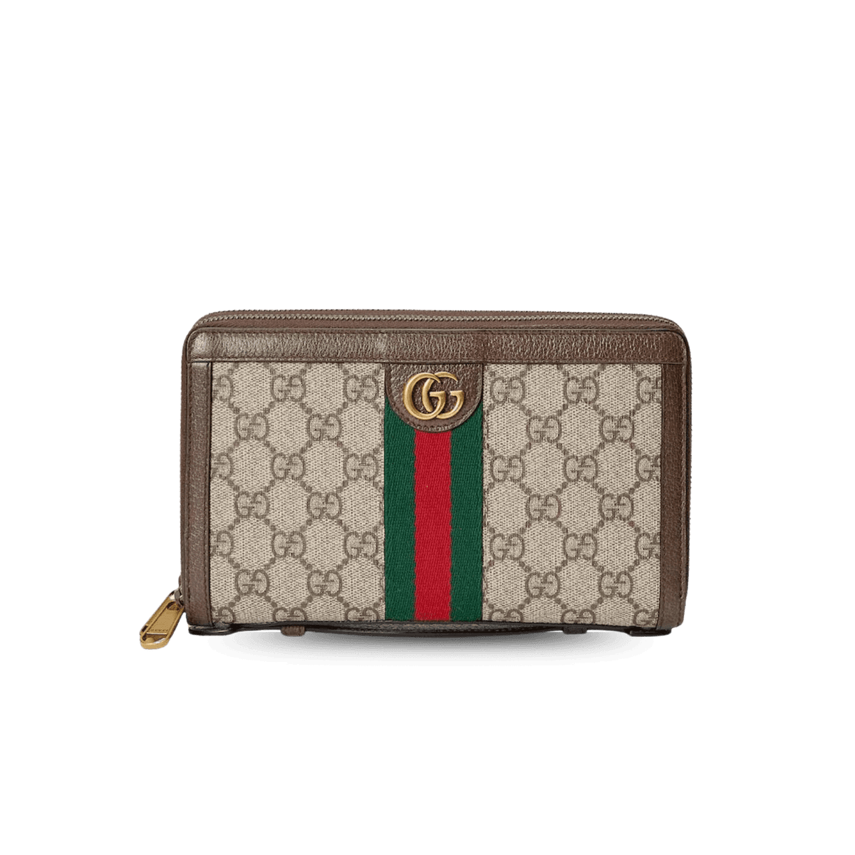 Gucci Ophidia cas de voyage embrayage & Pouch 8.3in/ 21cm Beige Gold Hardware pour hommes 751610 96IWT 8745