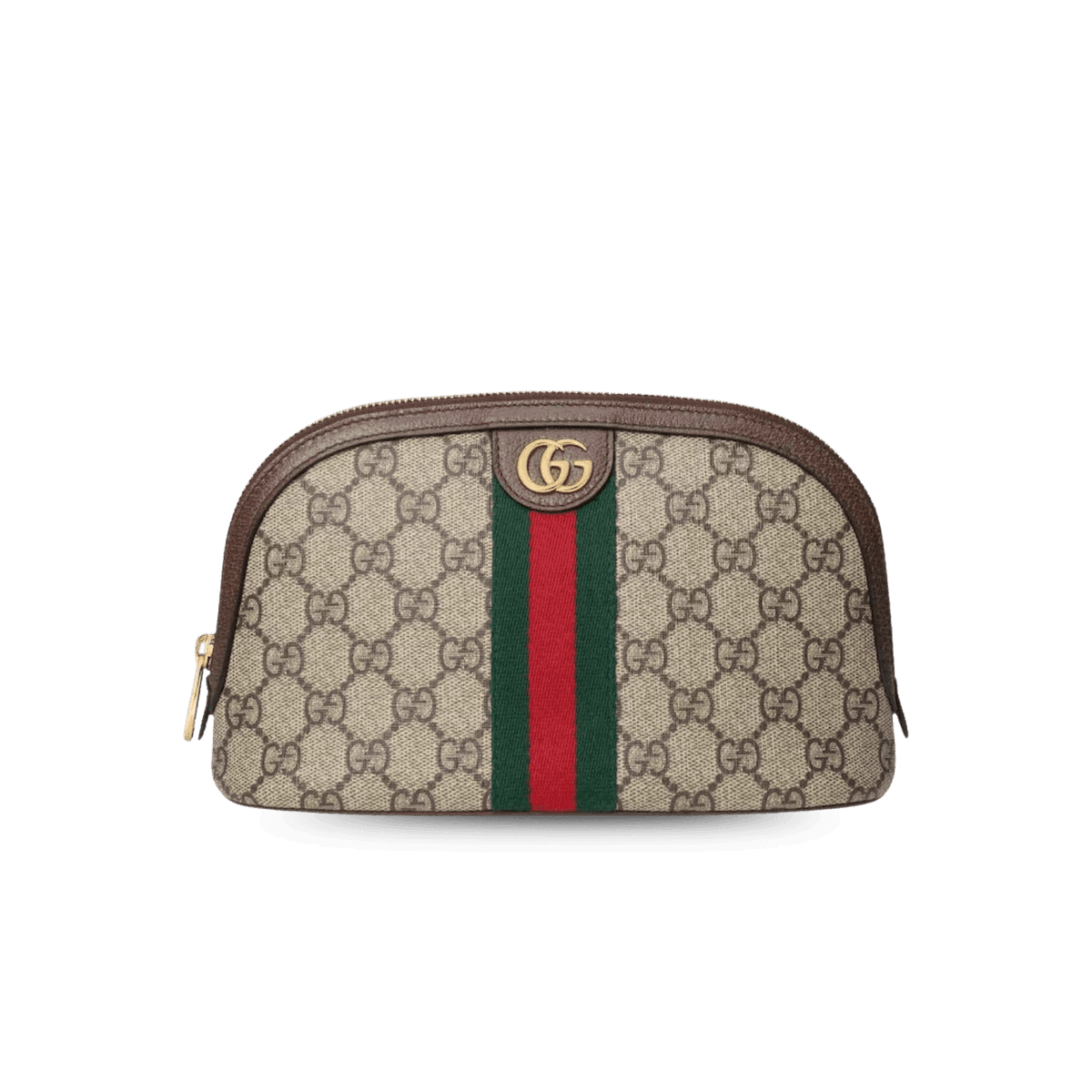 Gucci Ophidia Cosmetic Case Large Clutch & Pouch 9in/ 23cm Beige Gold Hardware 625551 96IWG 8745