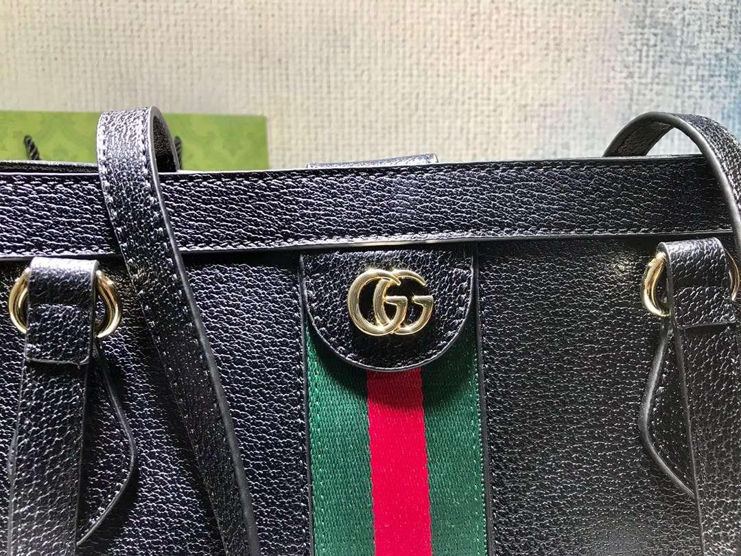 Gucci Ophidia Medium Tote Black For Women 15in/38cm GG 631685 CWG1A 1060