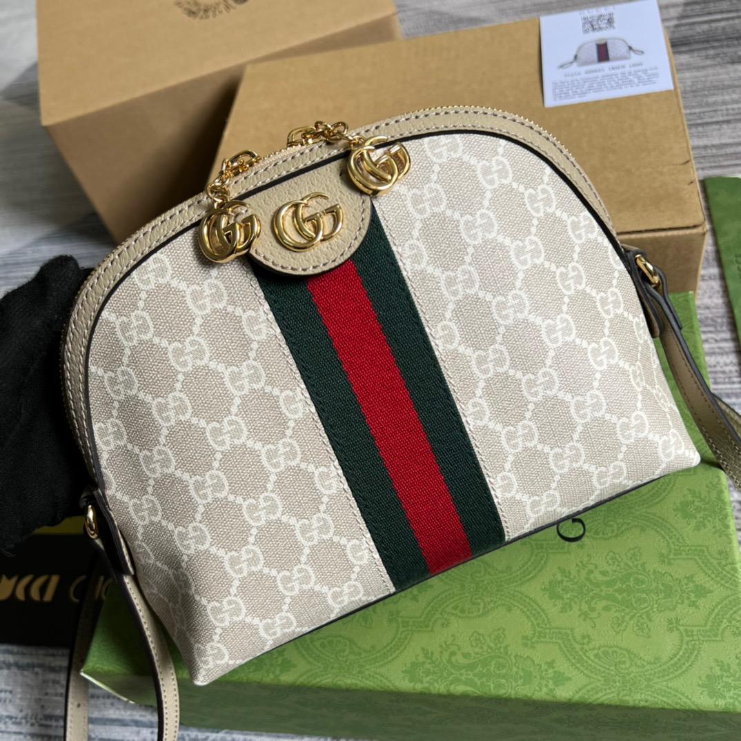 Gucci Ophidia Small GG Shoulder Bag Beige For Women, Women's Bags 9.2in/24cm GG 499621 UULAG 9682