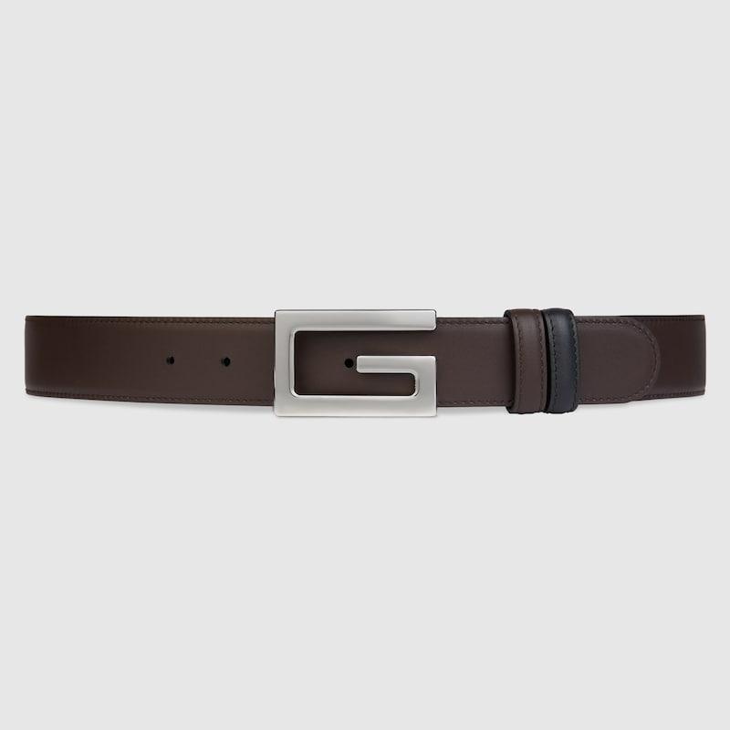 Gucci ceinture réversible 36mm avec carré G boucle noire pour les hommes 626974 AP0BN 1062