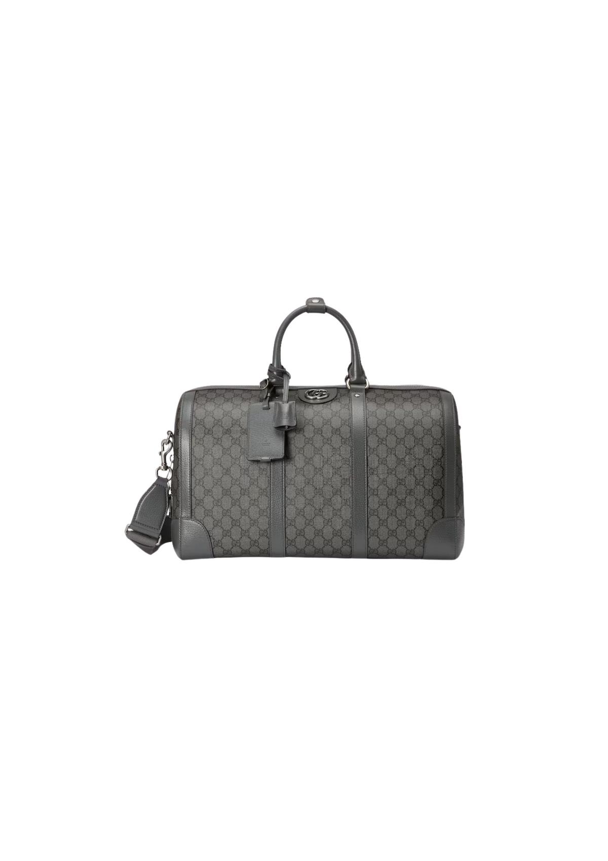 Gucci Savoy Small Duffle Bag Grey 17.7 in/45 cm 724642 UULHK 8576