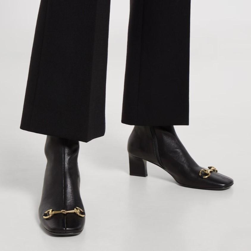 Gucci Signora Booties Black For Women 865405 AAGGW 1000