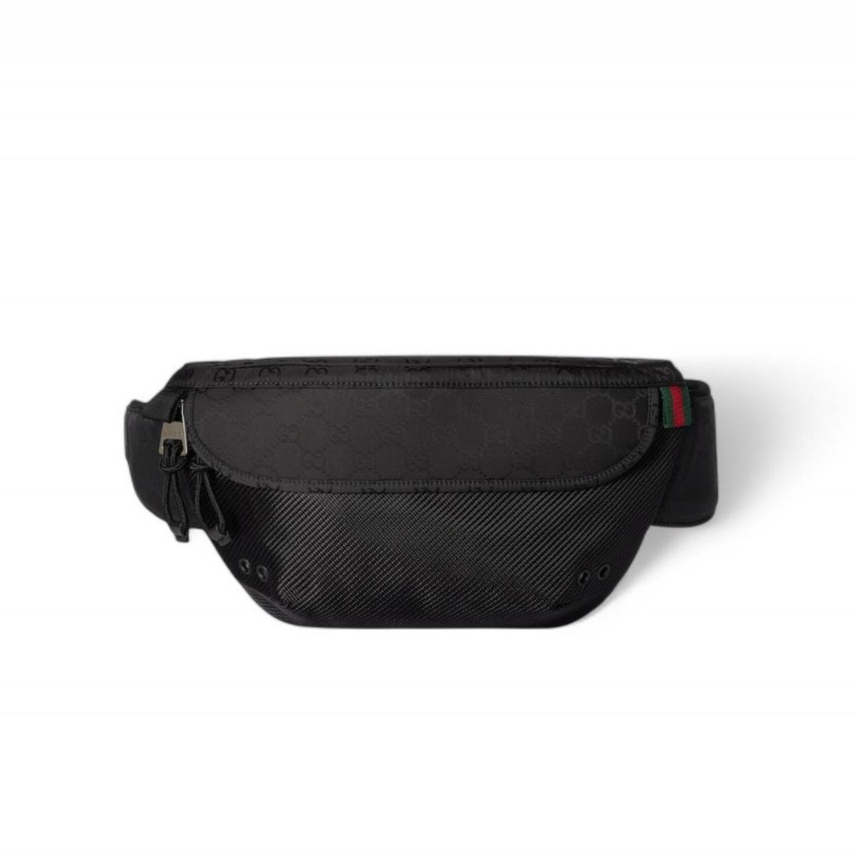 Gucci petit sac de ceinture GG noir pour les hommes 12.6in/32cm 804262 FAD76 1047