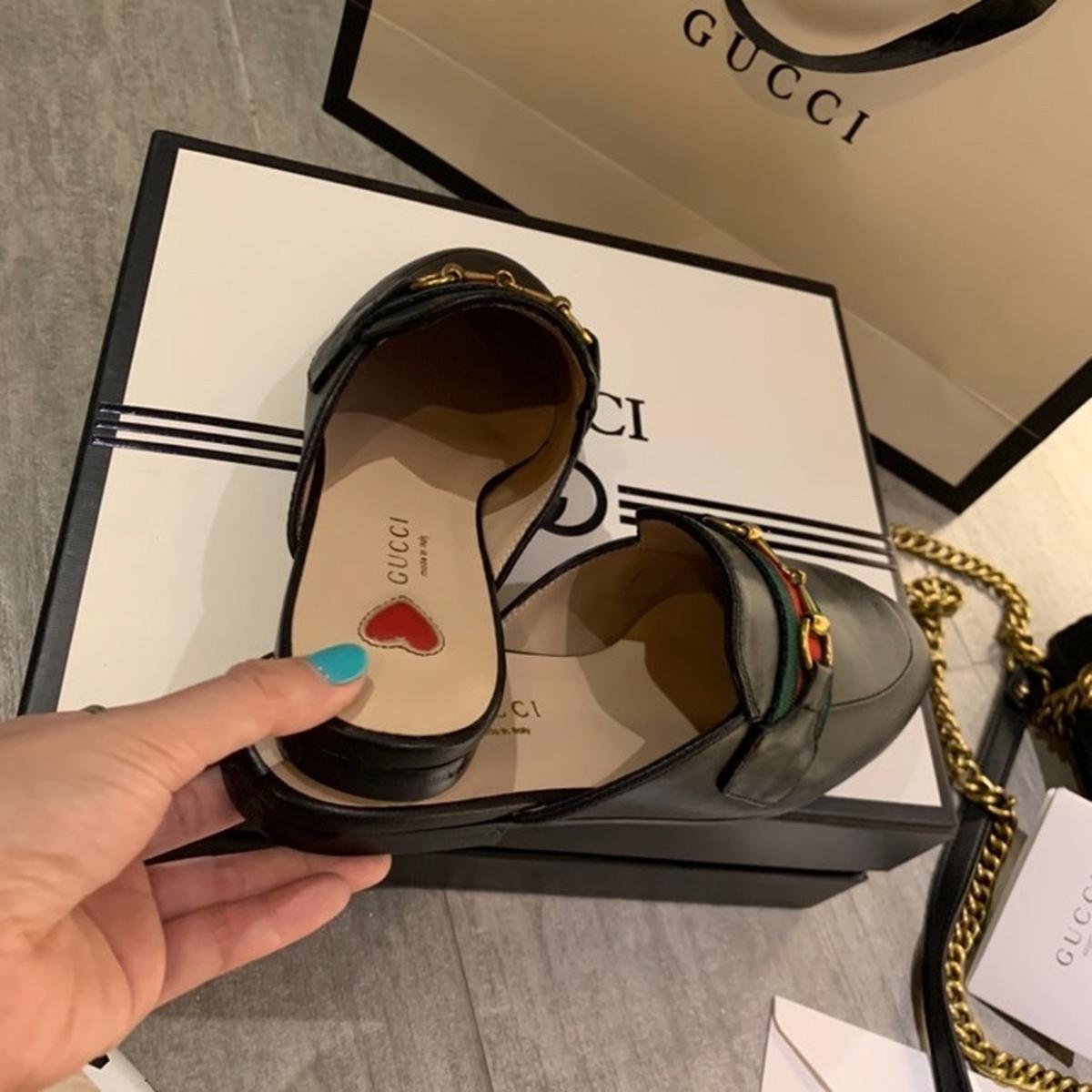 Gucci Women's Princetown Slipper Black For Women GG 629084 CQXM0 1060