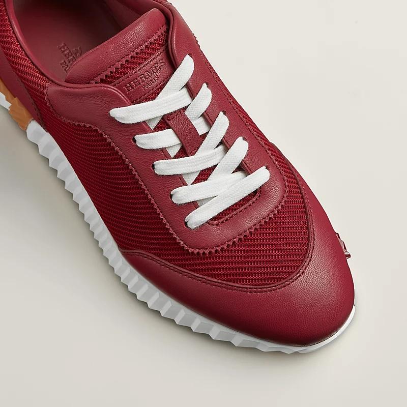 Hermes Bouncing Sneakers Rose For Women H261015Z JI360