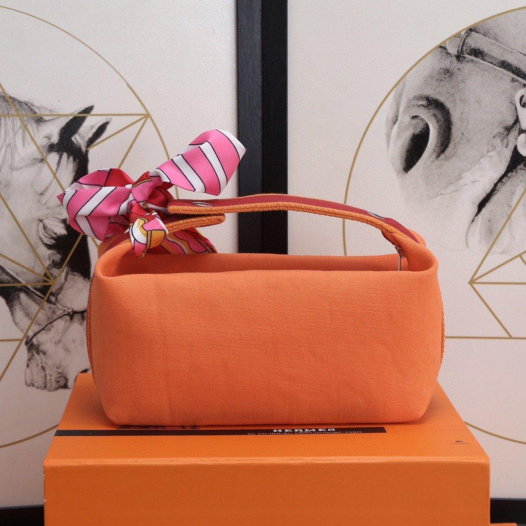 Hermes Bride A Brac Case Orange Bag For Women, Women's Handbags, Shoulder Bags 9.8in/25cm