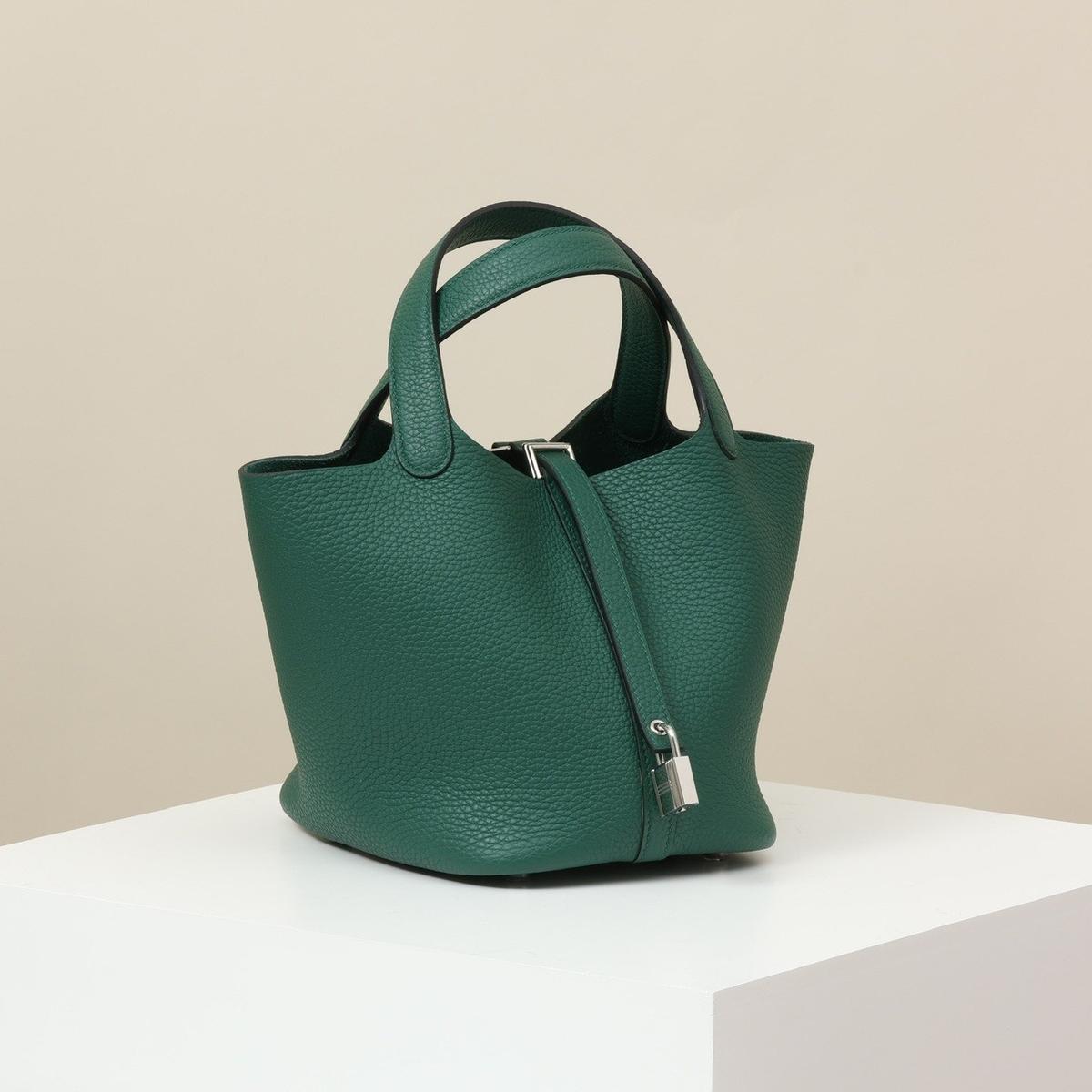 Hermes Picotin Lock 18 Bag Peacock Green For Women 7.1in/18cm
