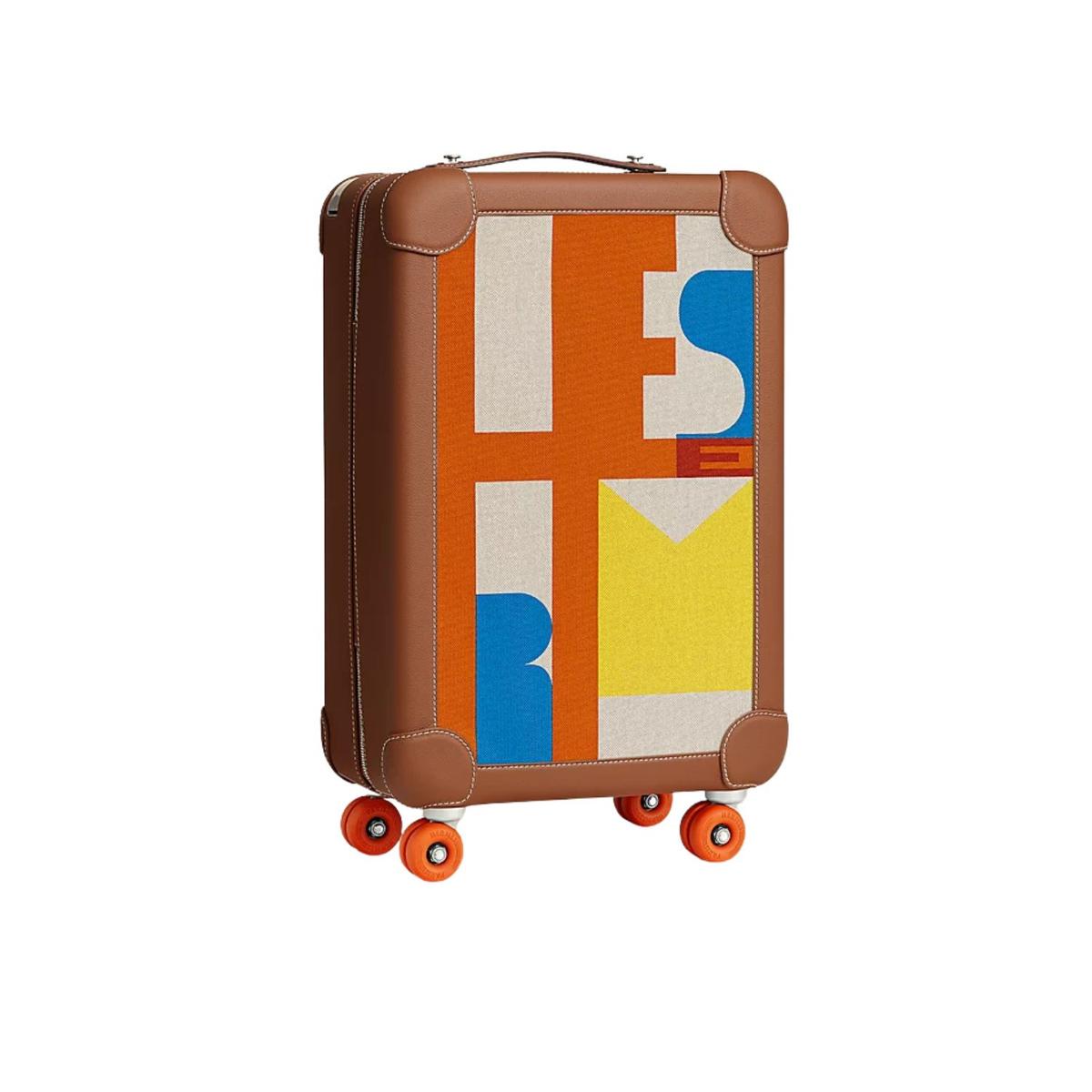 Hermes R.M.S Cabin Suitcase Capucine/Orange 57cm/22in
