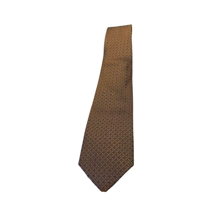 Hermes Tie Larguez Les Amarres Jaune Twillbi pour hommes