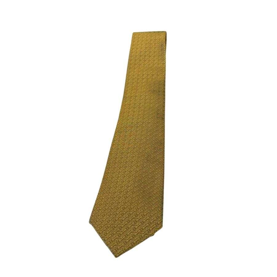 Hermes Tie Larguez Les Amarres Jaune Twillbi pour hommes