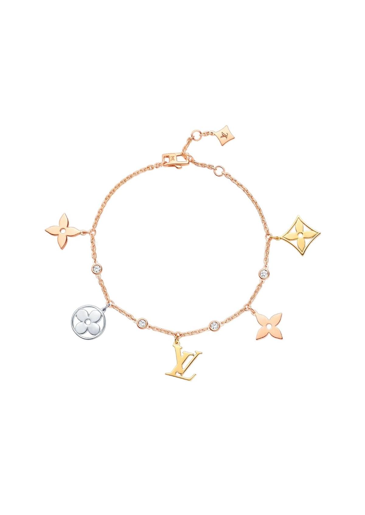 Idylle Blossom Charms Bracelet Or Pour Femmes Q95689