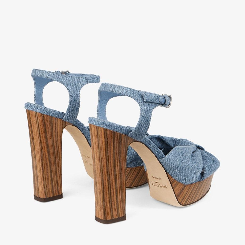 Jimmy Choo Heloise 120 Blue Haze pour les femmes HELOISE120RYF