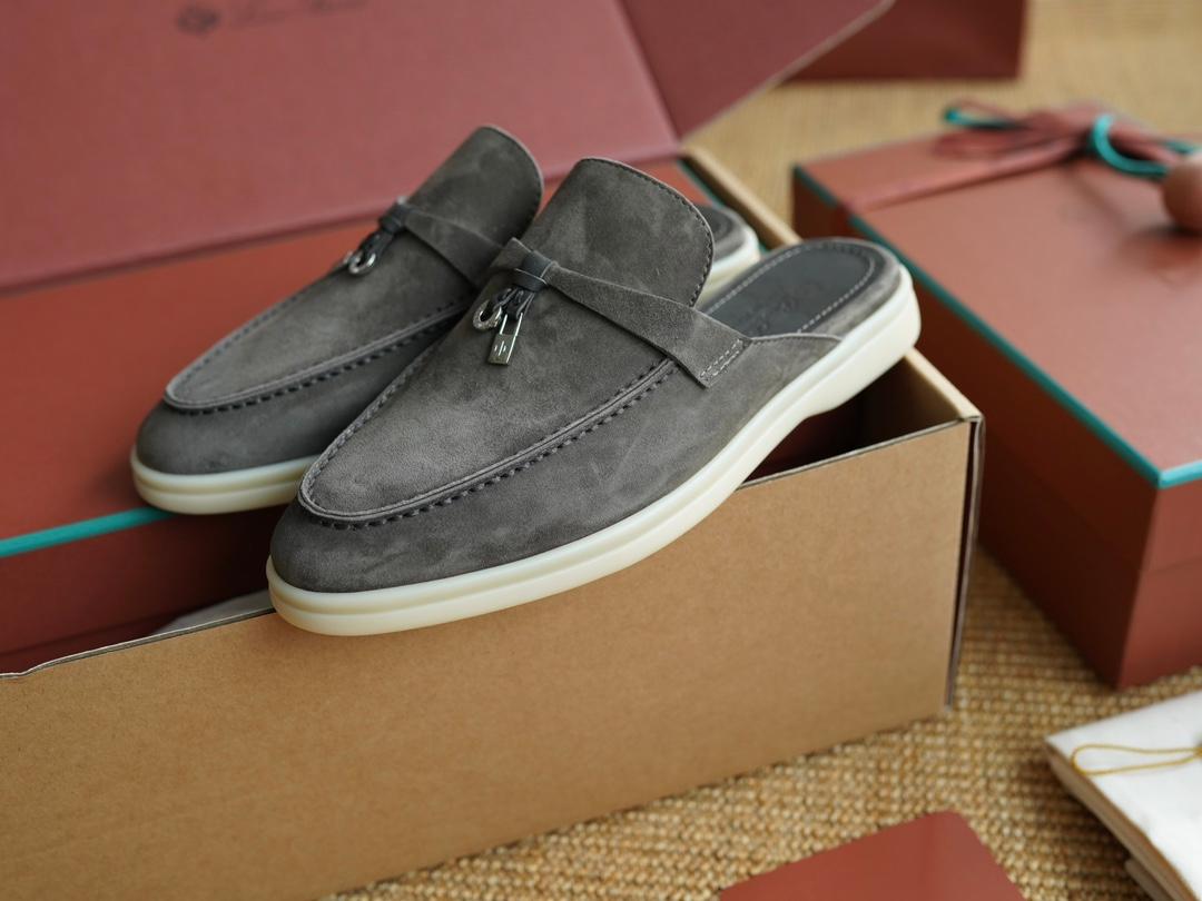 Loro Piana Babouche Charms Walk Loafers Shade grandi pour les femmes
