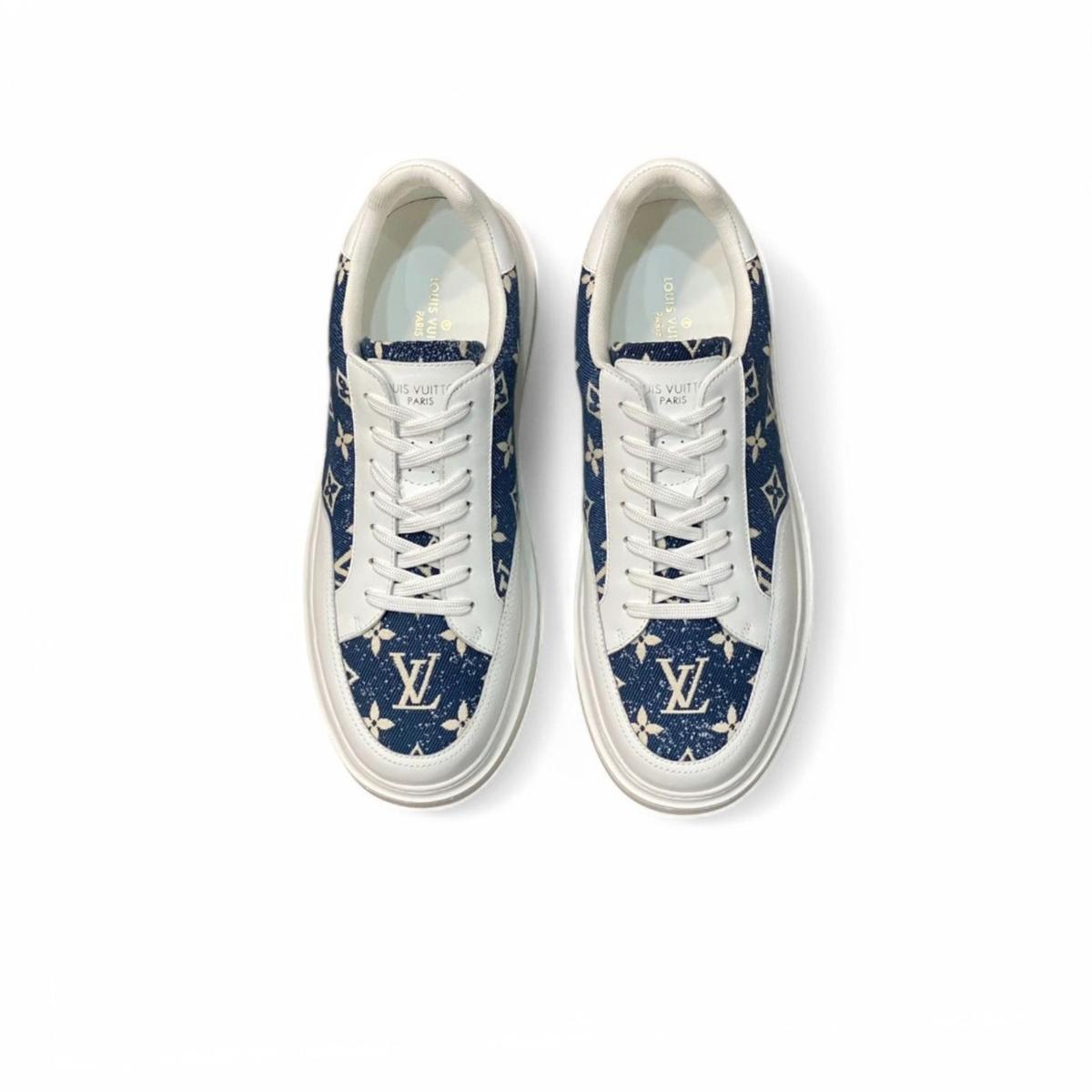 Louis Vuittion Beverly Hills Sneaker Blue For Men LV