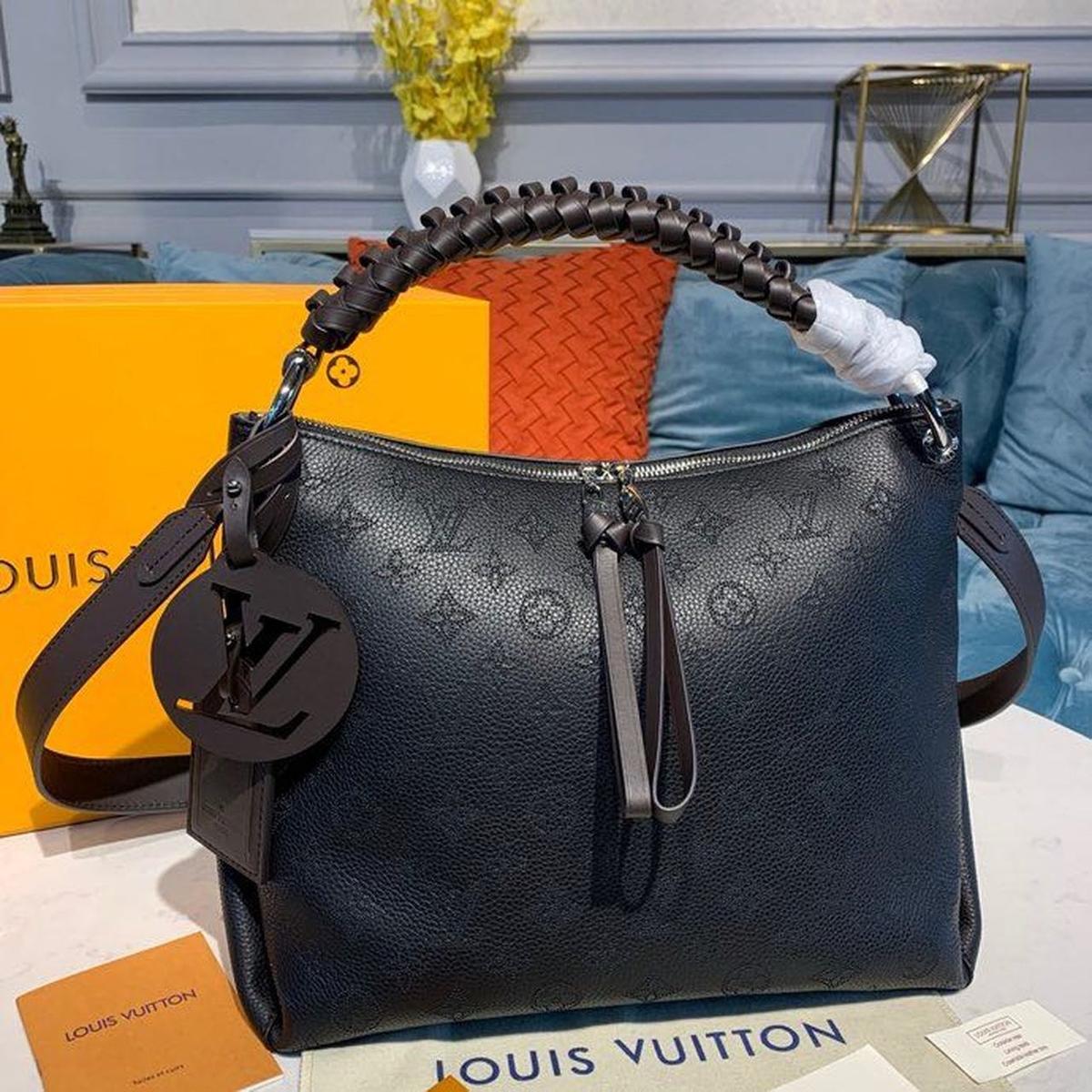 Louis Vuitton Beaubourg Hobo MM Black For Women, Women's Handbags, Shoulder And Crossbody Bags 12.6in/32cm LV M56073