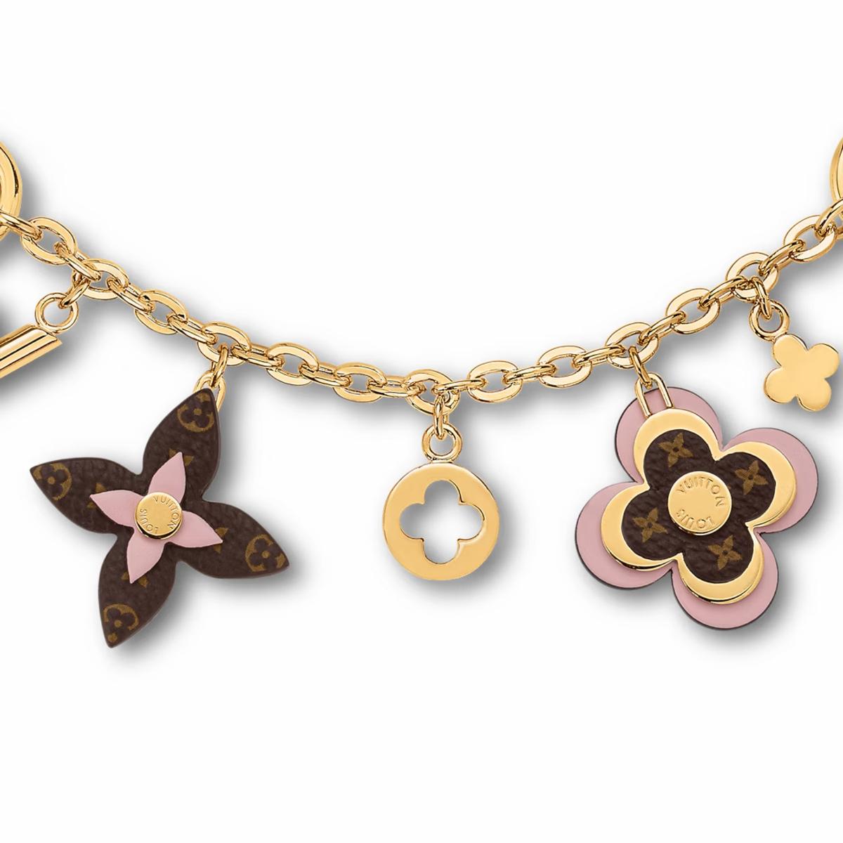 Louis Vuitton Blooming Flowers Chain Bag Charm For Women M01414