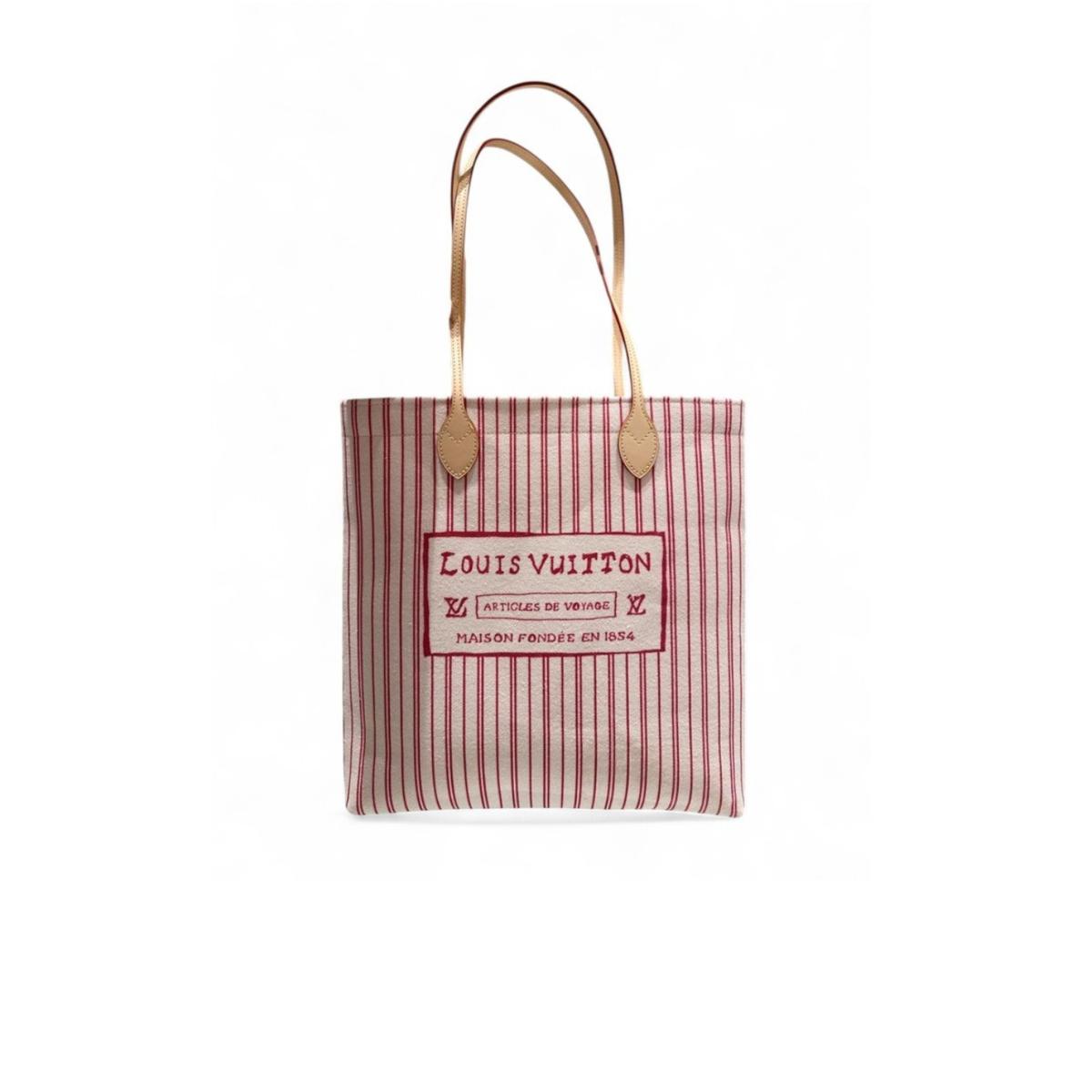 Louis Vuitton Carry It Beige Plum For Women 14.6in/37cm M15121