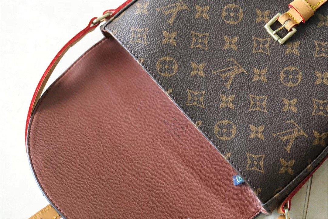 Louis Vuitton Chantilly MM Shoulder Bag Monogram For Women Brown LV 24cm/9.4in M51233