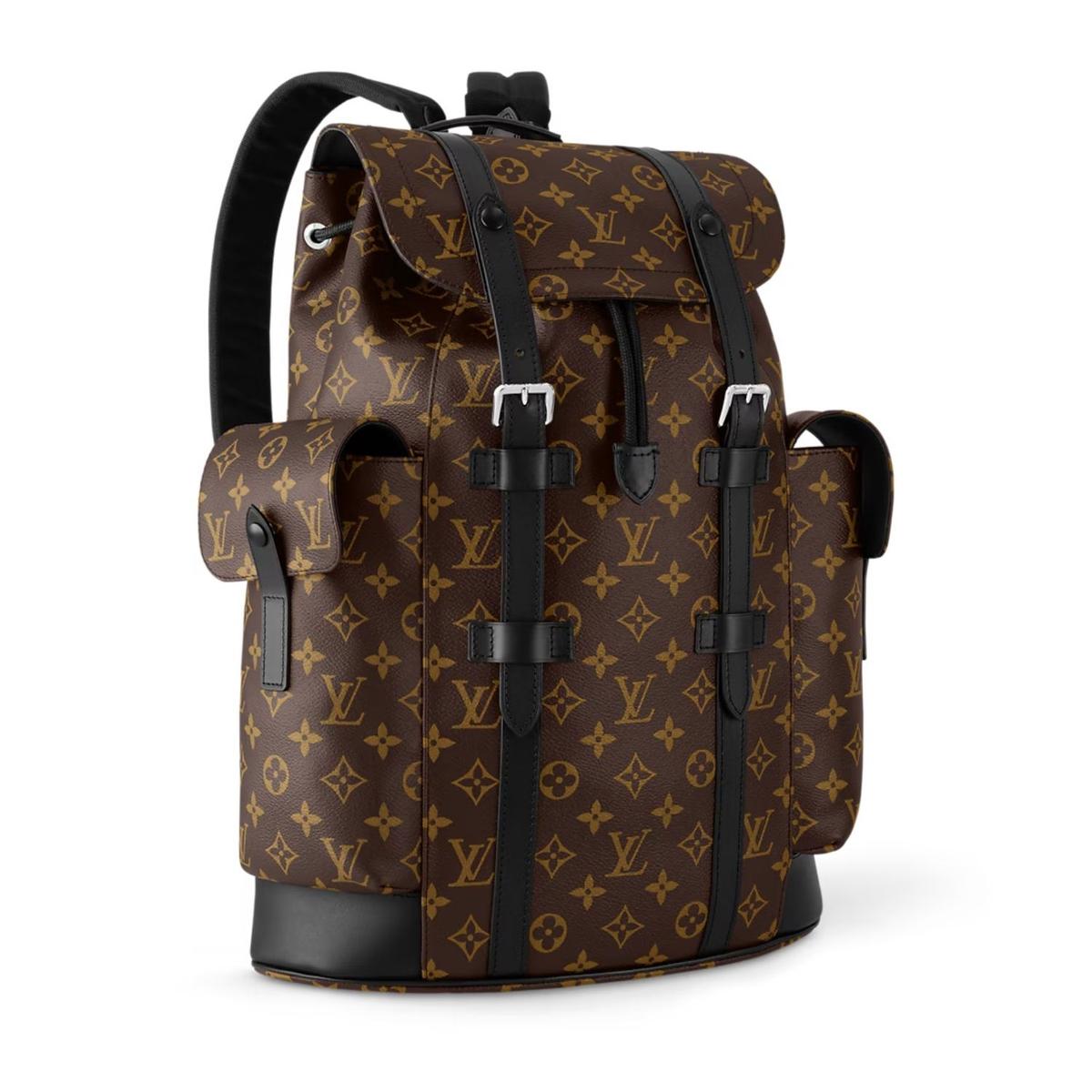 Louis Vuitton Christopher MM Backpack 17.3in/ 44cm Brown For Men M43735 -