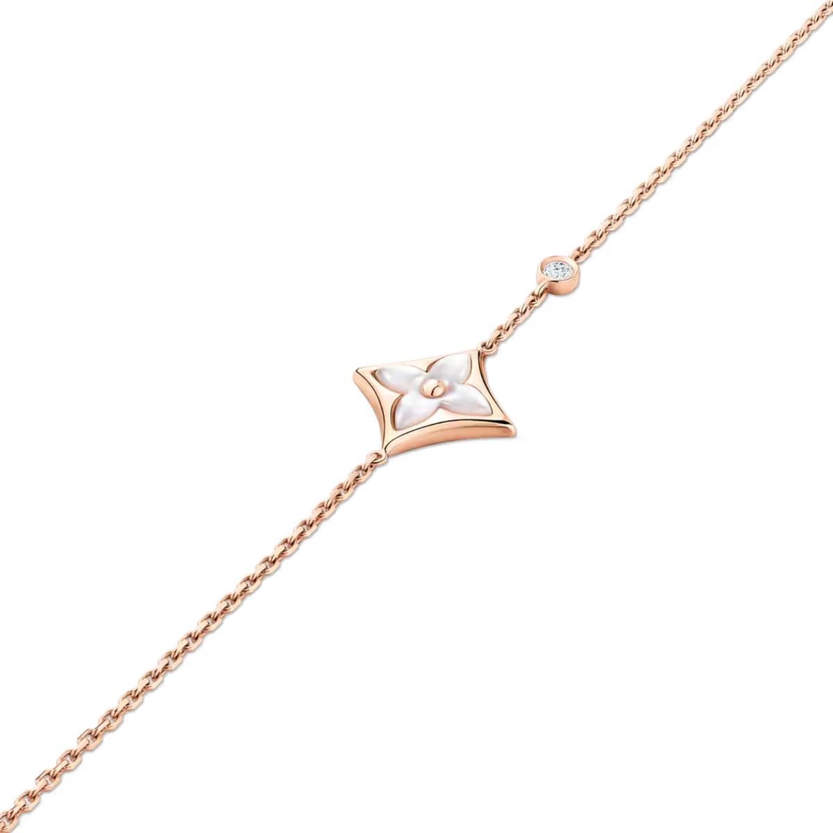 Louis Vuitton Color Blossom BB Star Bracelet Pink-Toned For Women QA5115