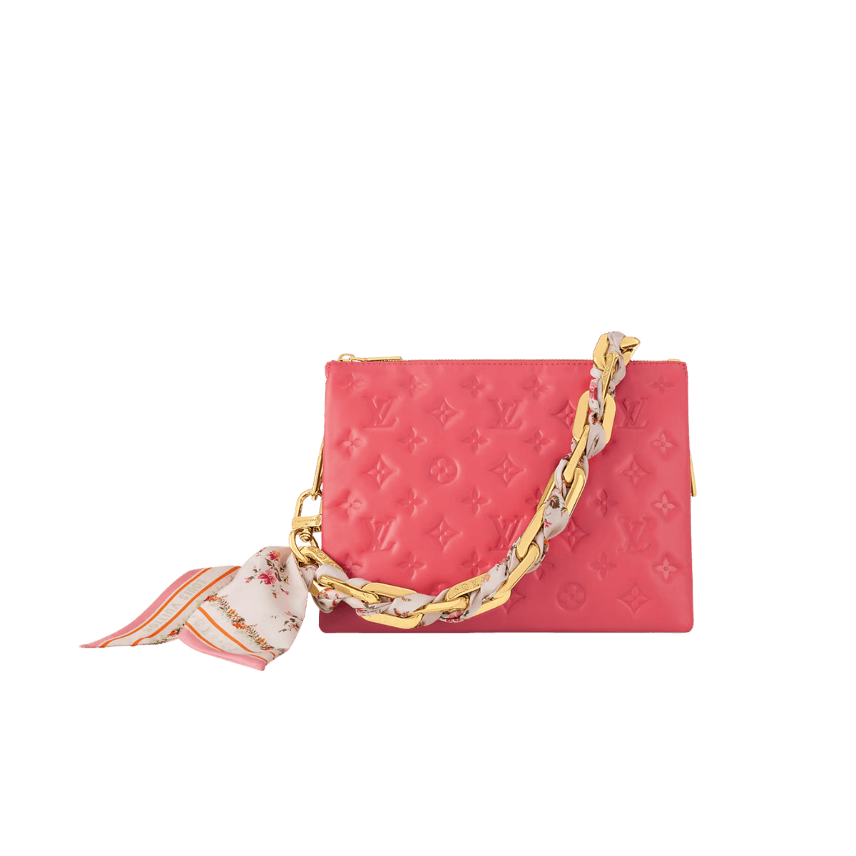 Louis Vuitton Coussin PM Shoulder Bag 10.2in/ 26cm Pink Gold Hardware For Women M24336